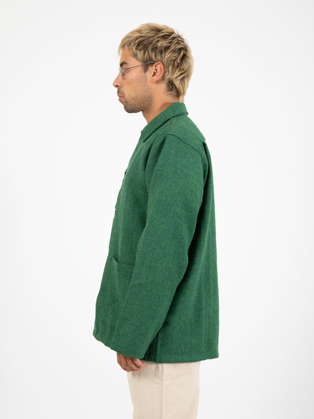 Easy over jacket green overshirt