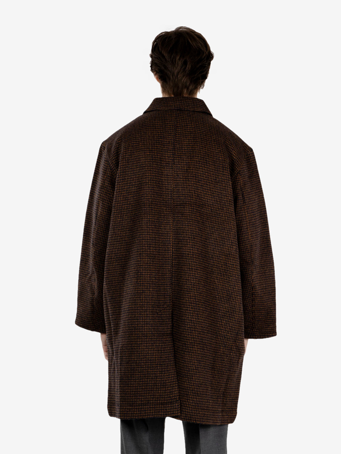 Stan coat navy / brown