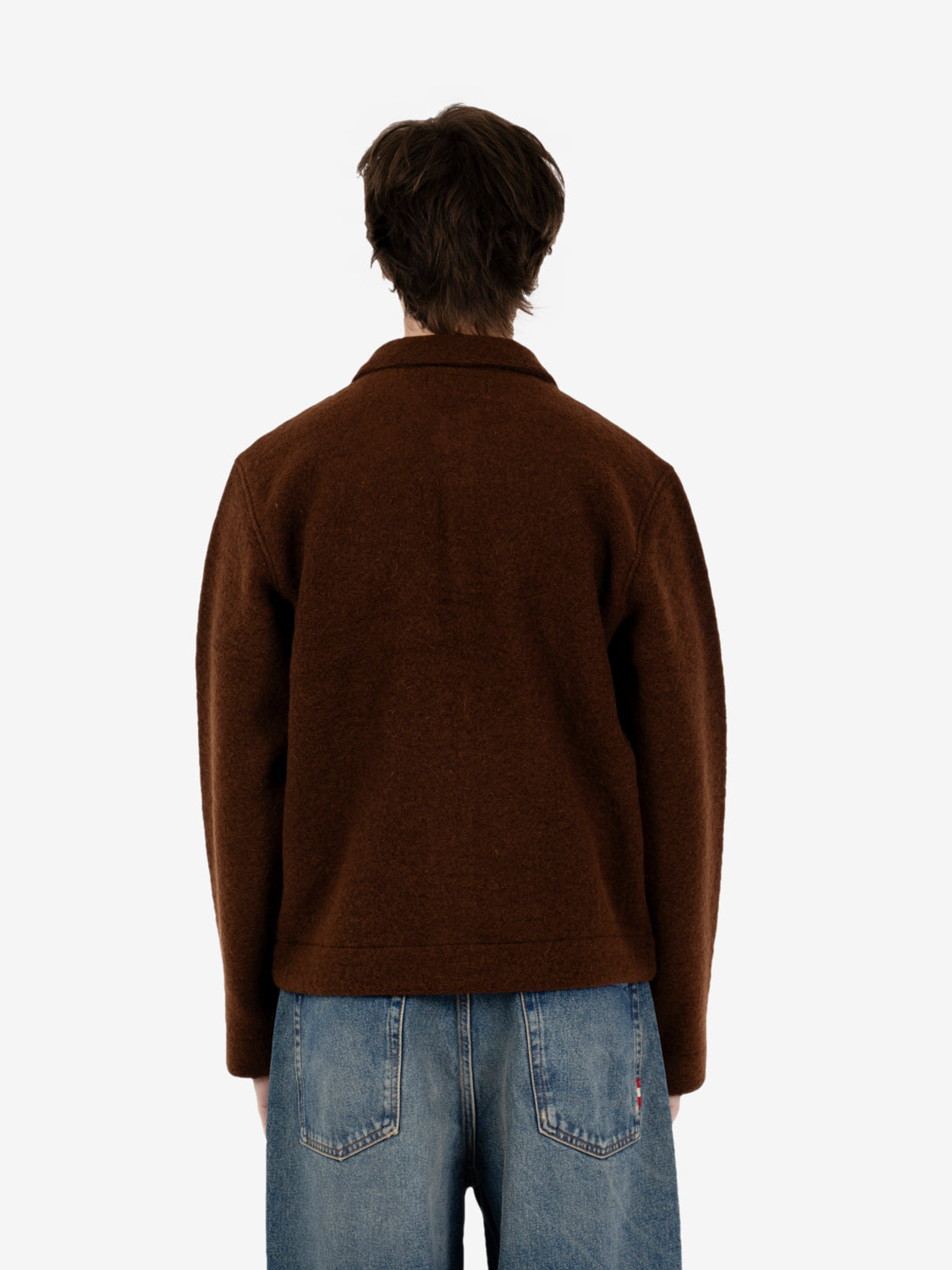 Uniform Jacket wool fleece cacao