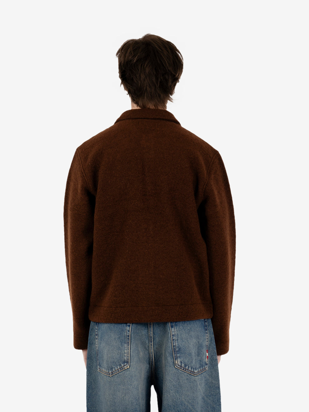 Uniform Jacket wool fleece cacao