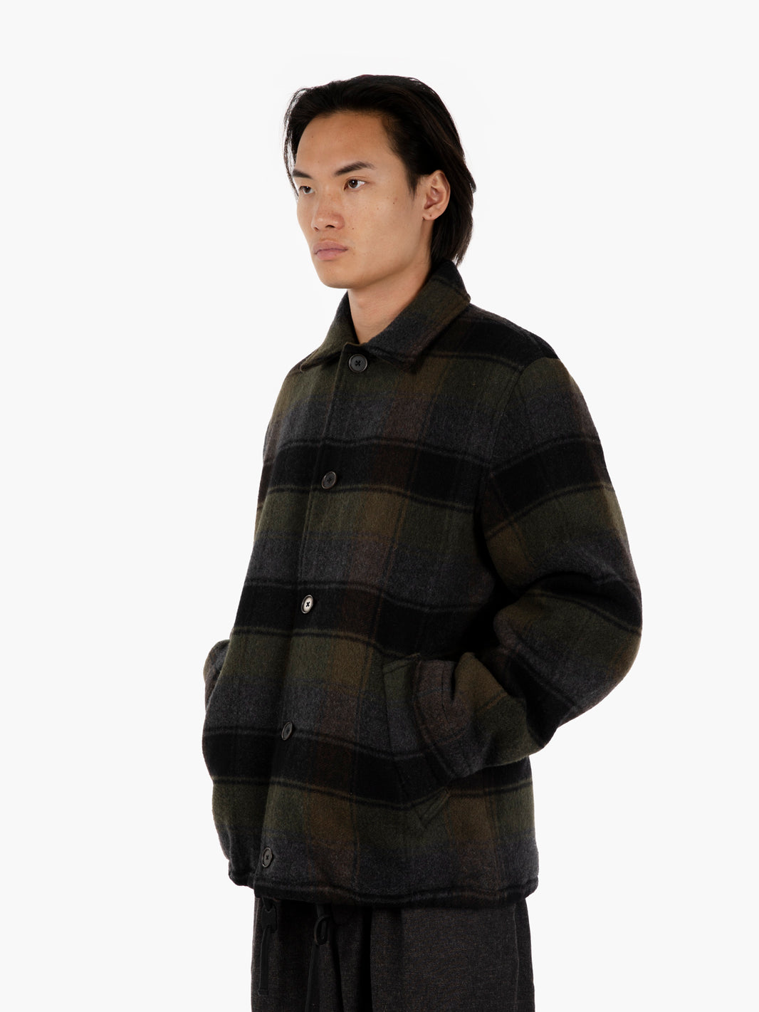 Wayfarer jacket black / brown