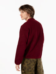 UNIVERSAL WORKS - Zip bomber deep red