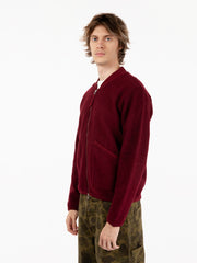 UNIVERSAL WORKS - Zip bomber deep red