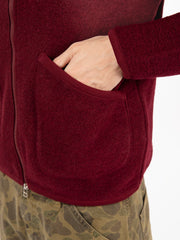 UNIVERSAL WORKS - Zip bomber deep red