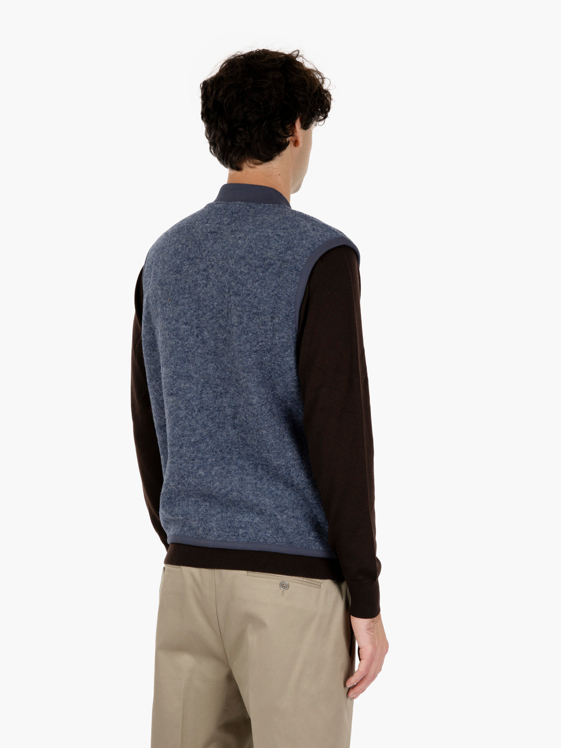 Zip Waistcost slate blue