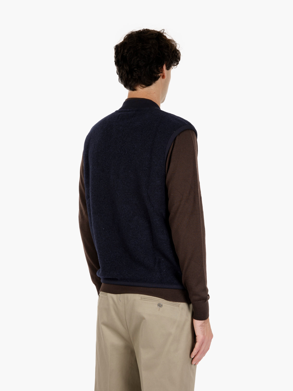 Zip Waistcost slate navy
