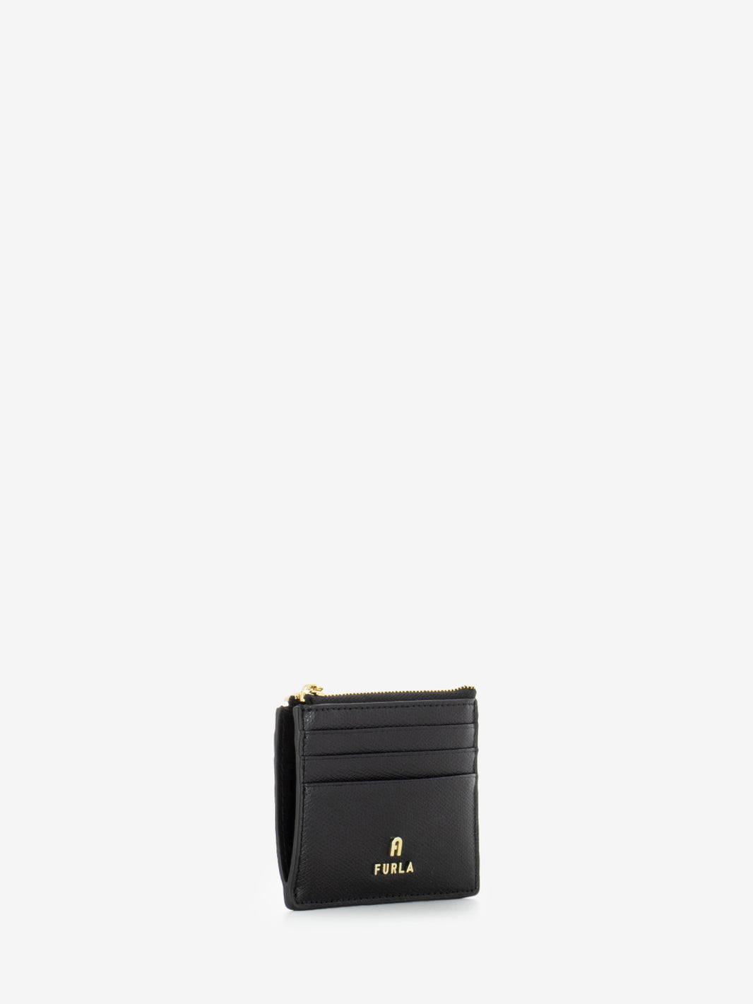 Portatessere Camelia S in pelle nero