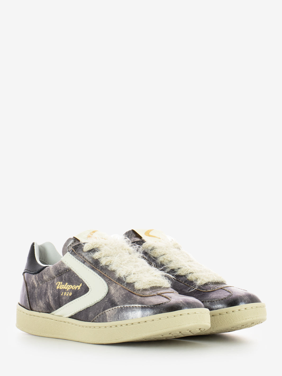 Olimpia con laccio pelliccia metal taupe