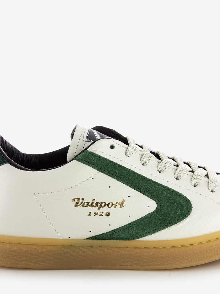 VALSPORT - Sneakers Tournament in pelle bianche / verdi