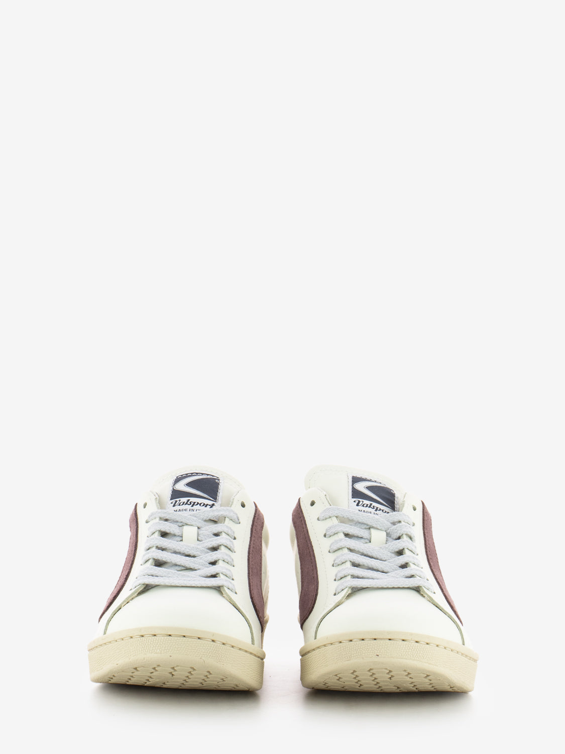 Sneakers Tournament in pelle e suede bianche
