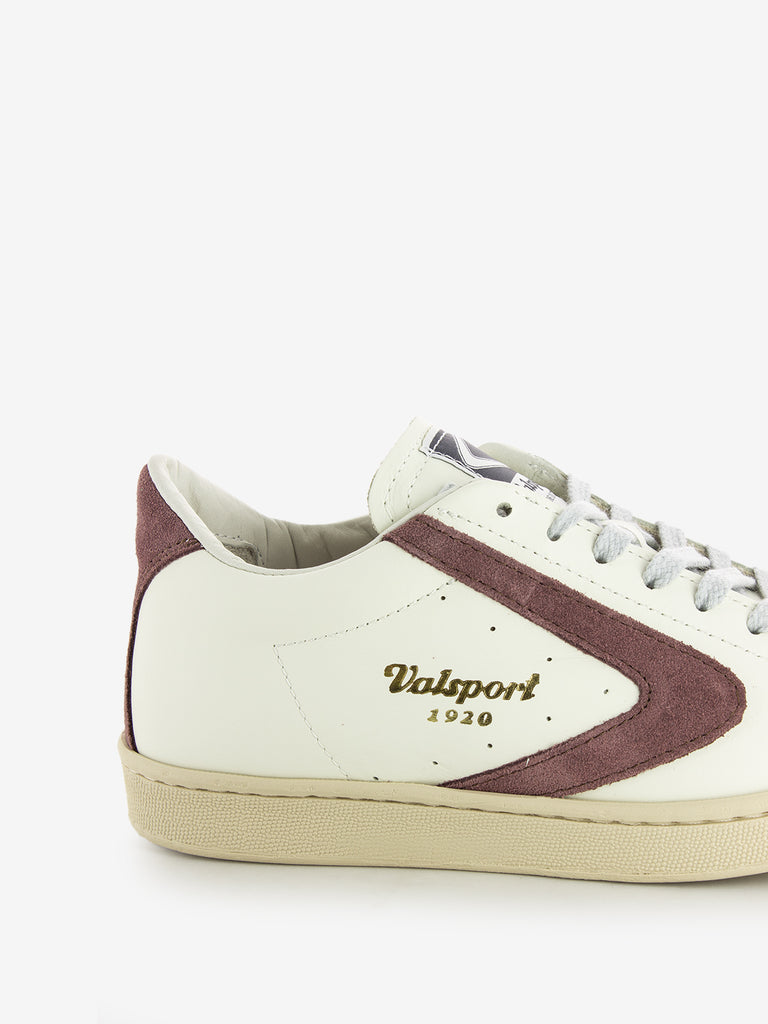 VALSPORT - Sneakers Tournament in pelle e suede bianche