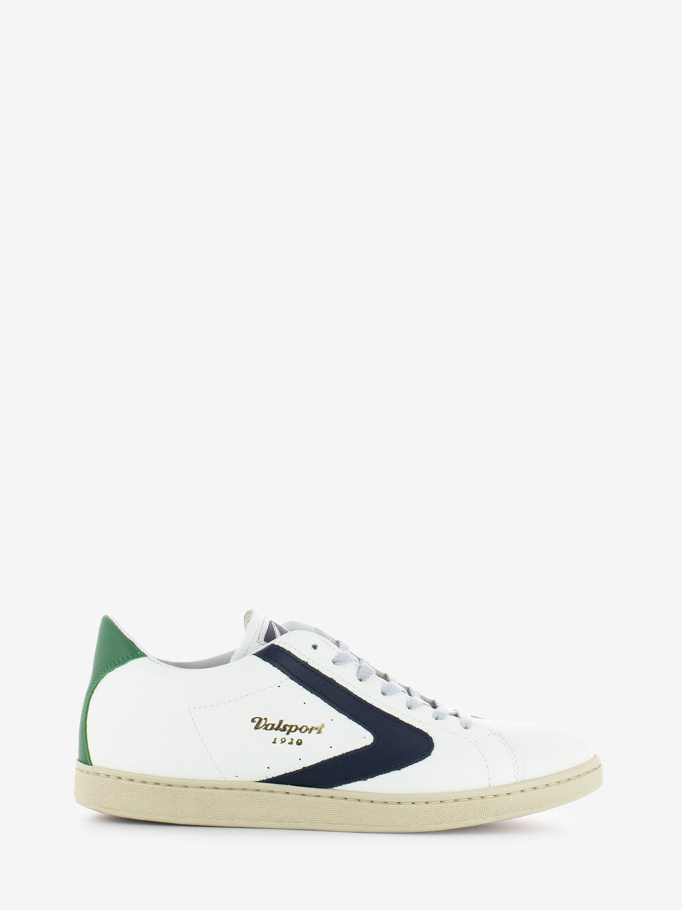 Tournament nappa sneakers white / blue / green