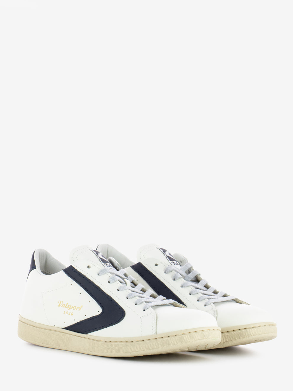 Tournament white / blue nappa sneakers