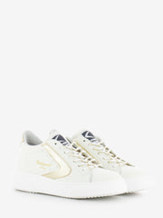 VALSPORT - Sneakers Tournament nappa bianco / oro