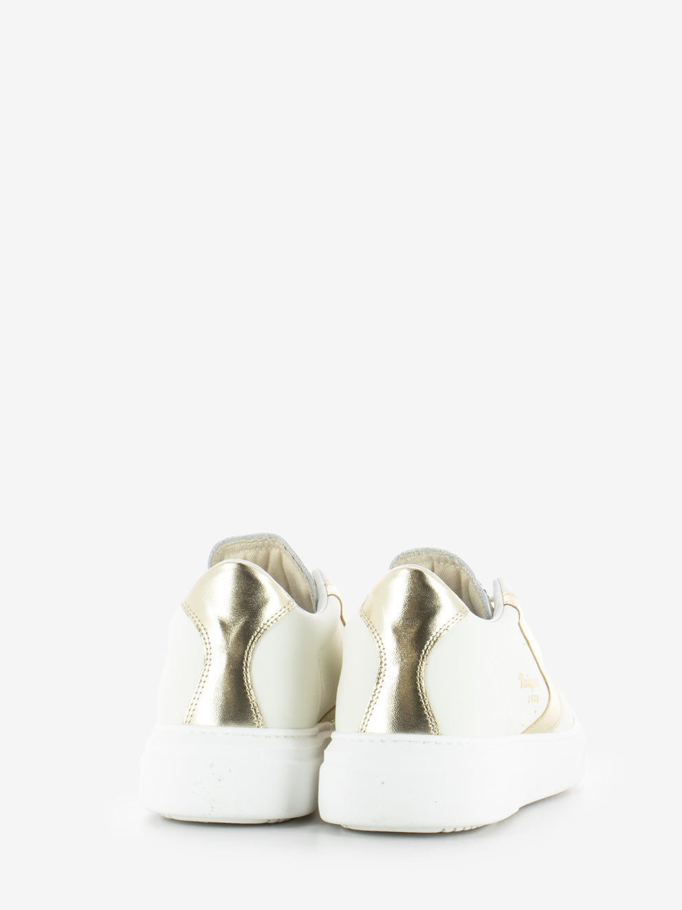 Sneakers Tournament nappa bianco / oro