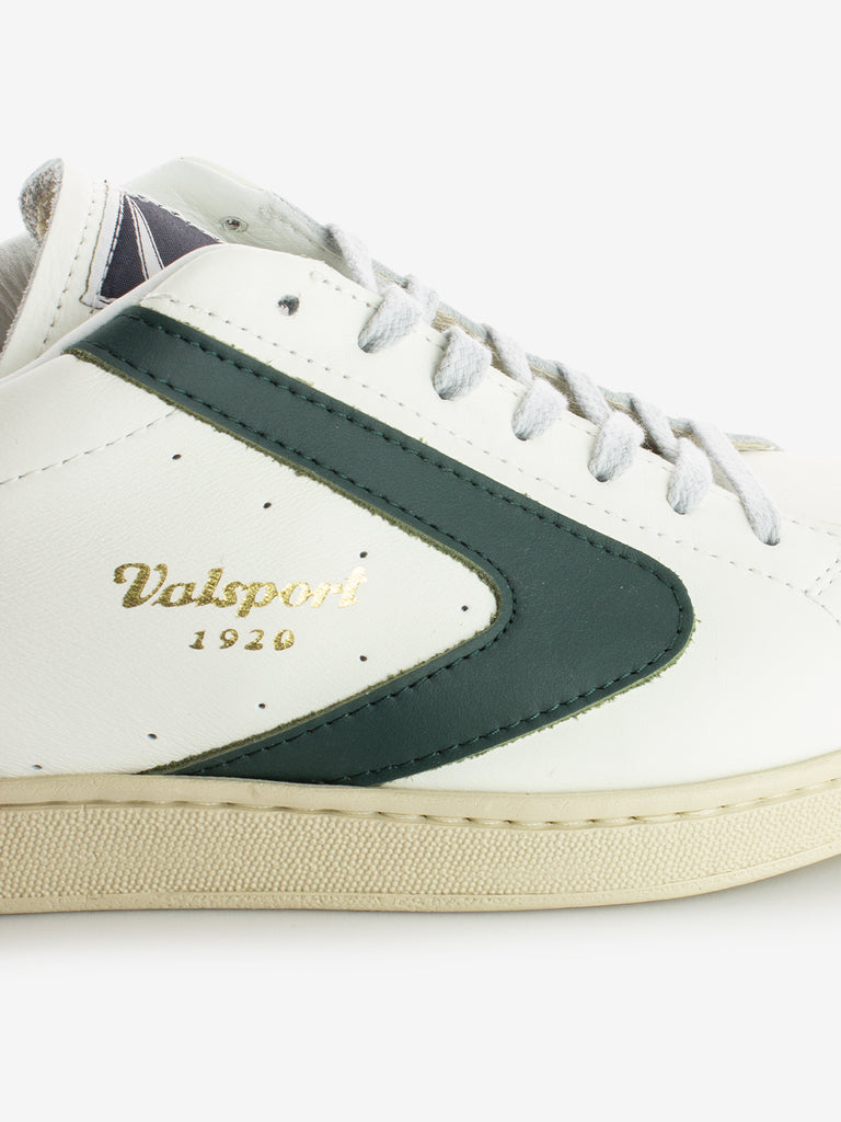 VALSPORT - Sneakers Tournament nappa bianco / verde / arancio