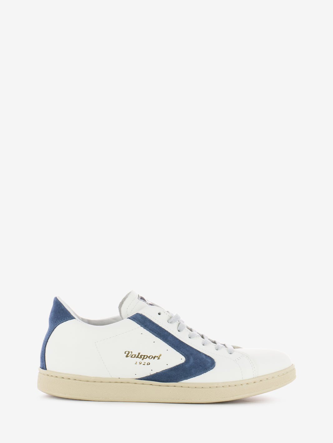 Tournament sneakers in white / baltic nappa and suede