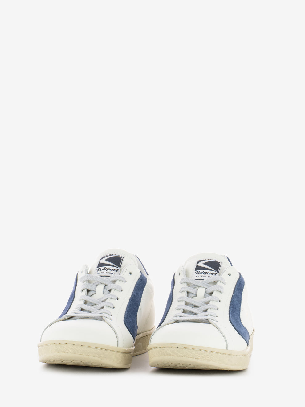 Tournament sneakers in white / baltic nappa and suede