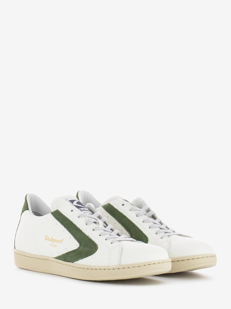 VALSPORT - Sneakers Tournament nappa suede bianco / agave