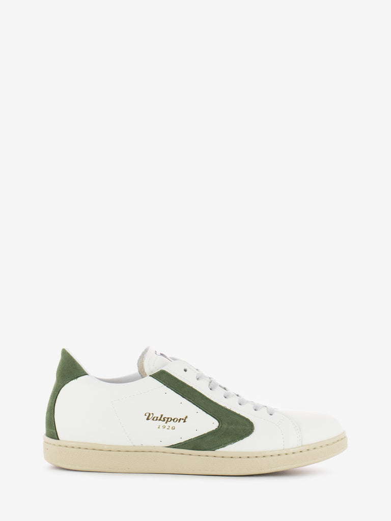 VALSPORT - Sneakers Tournament nappa suede bianco / agave