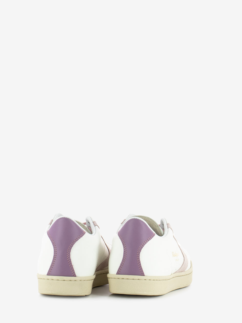 Sneakers Tournament nappa suede bianco / ciclamino