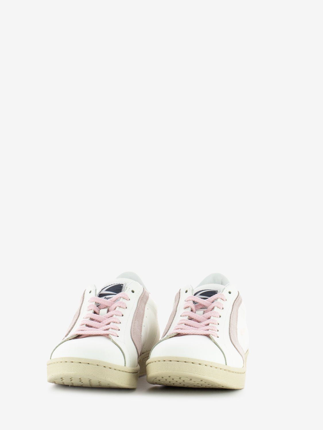 Sneakers Tournament nappa suede bianco / ciclamino