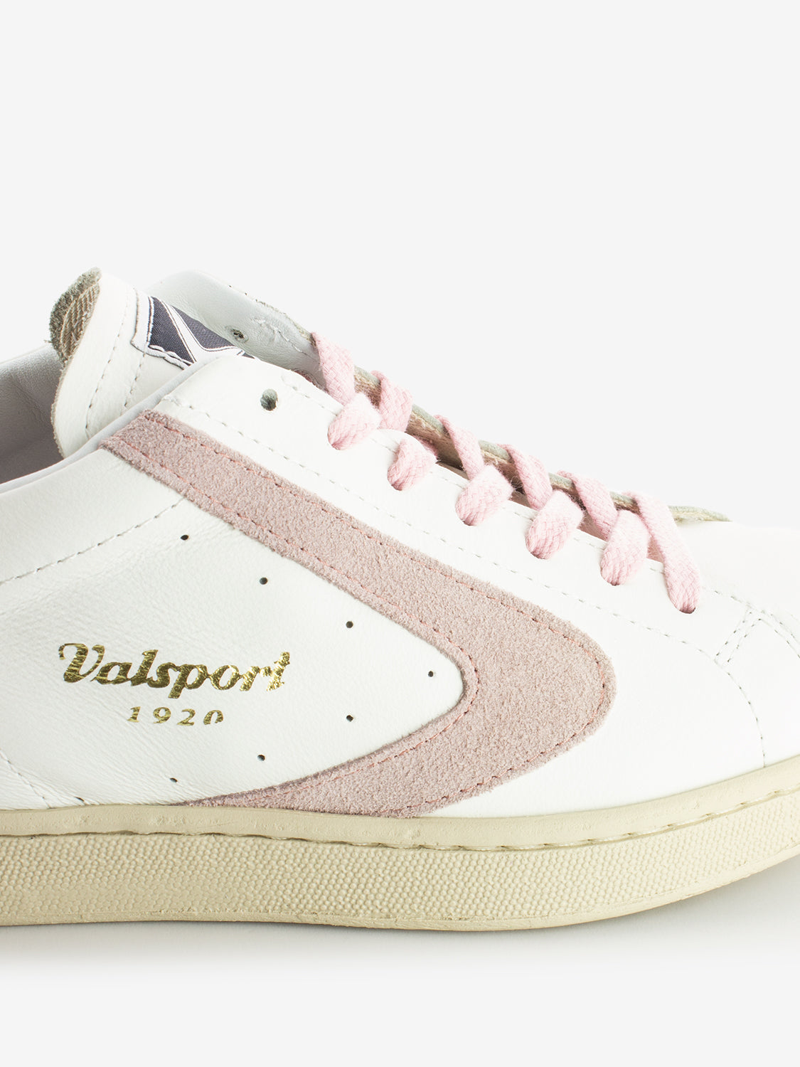 Sneakers Tournament nappa suede bianco / ciclamino