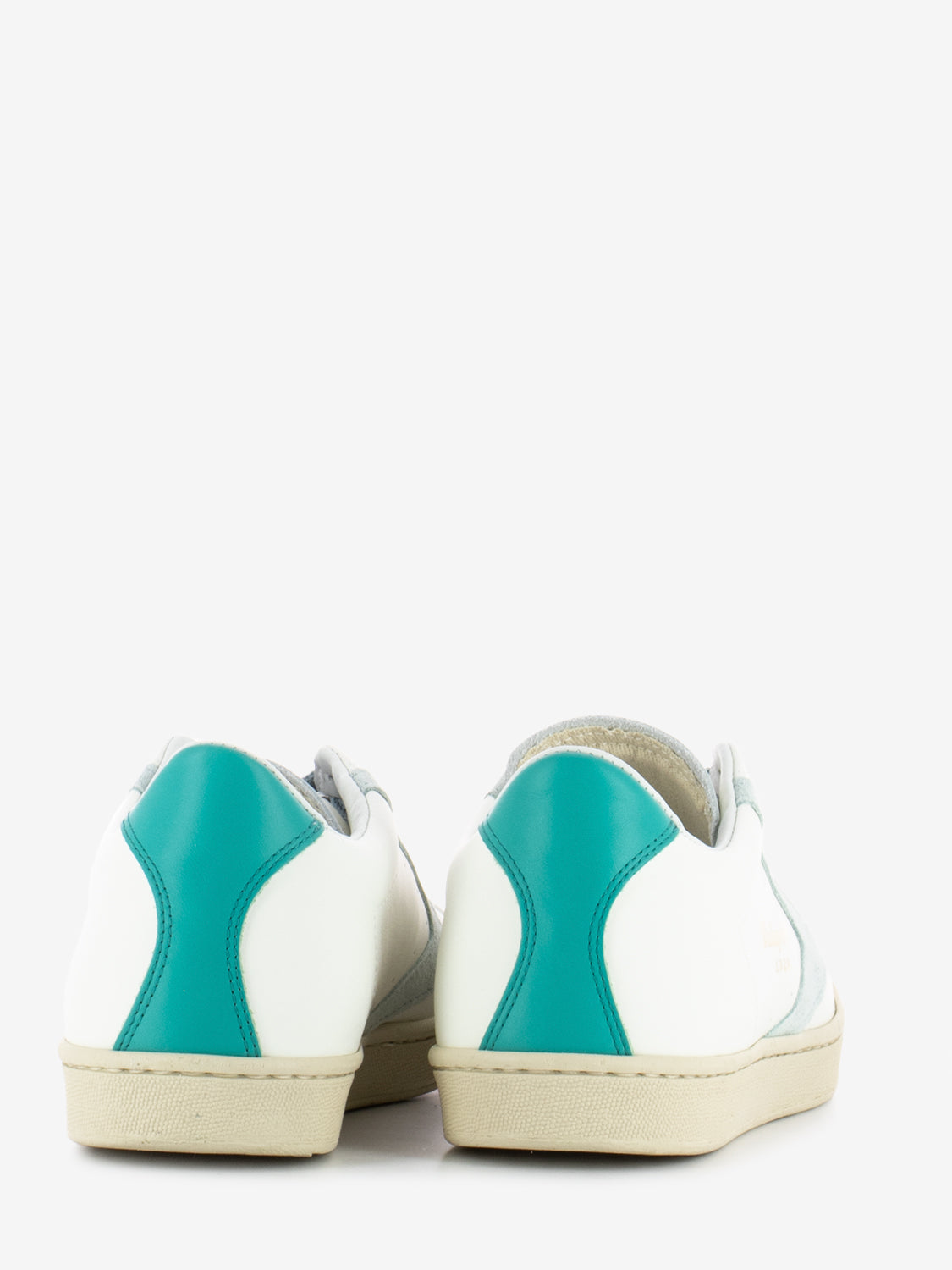 Sneakers Tournament nappa suede bianco / torquoise