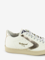 VALSPORT - Tournament classic metal leather bianco / argento