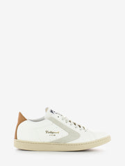 VALSPORT - Tournament classic metal leather bianco / panna / cognac