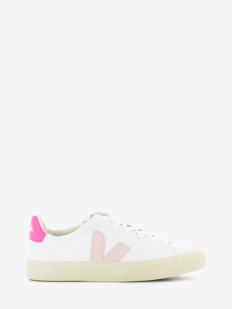 VEJA - Sneakers Campo canvas white / petale / sari