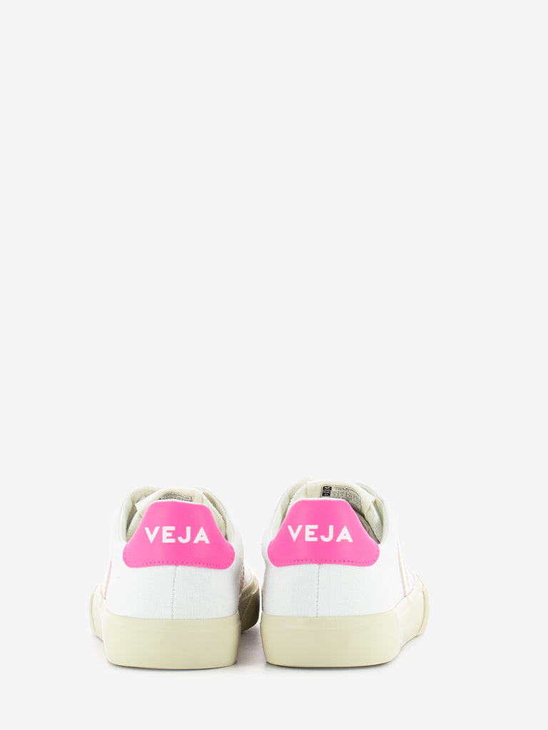 VEJA - Sneakers Campo canvas white / petale / sari