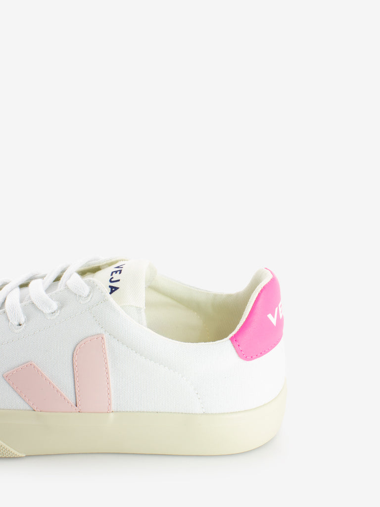 VEJA - Sneakers Campo canvas white / petale / sari