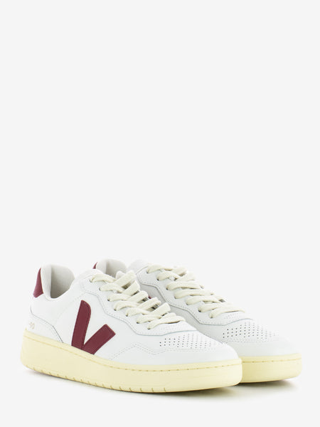 Sneakers V-90 white marsala