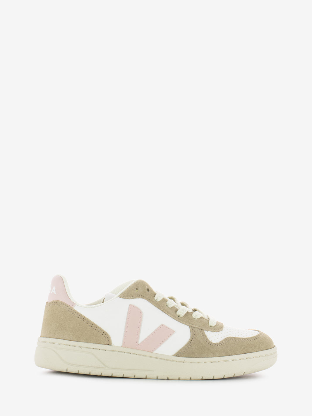 V-10 ChromeFree leather extra white / patale / sahara