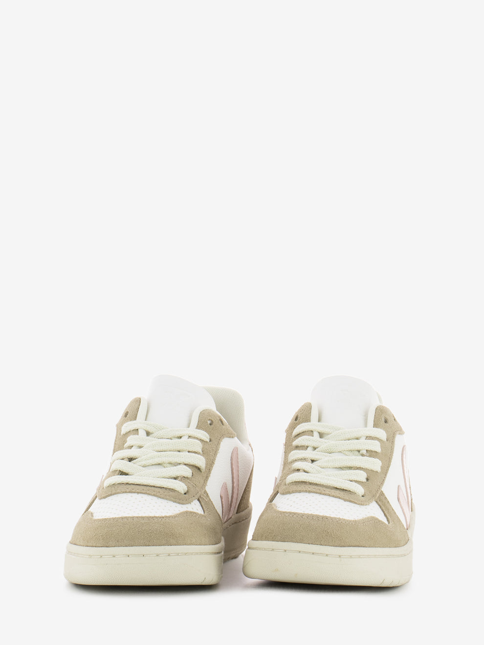 V-10 ChromeFree leather extra white / patale / sahara