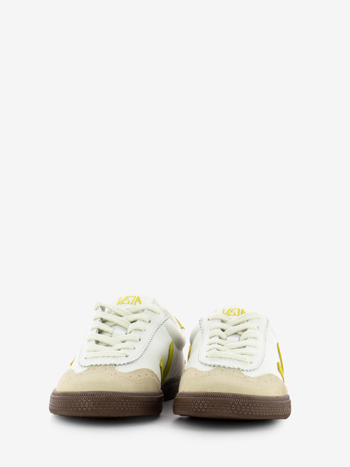 Volley leather white / liquor / bark