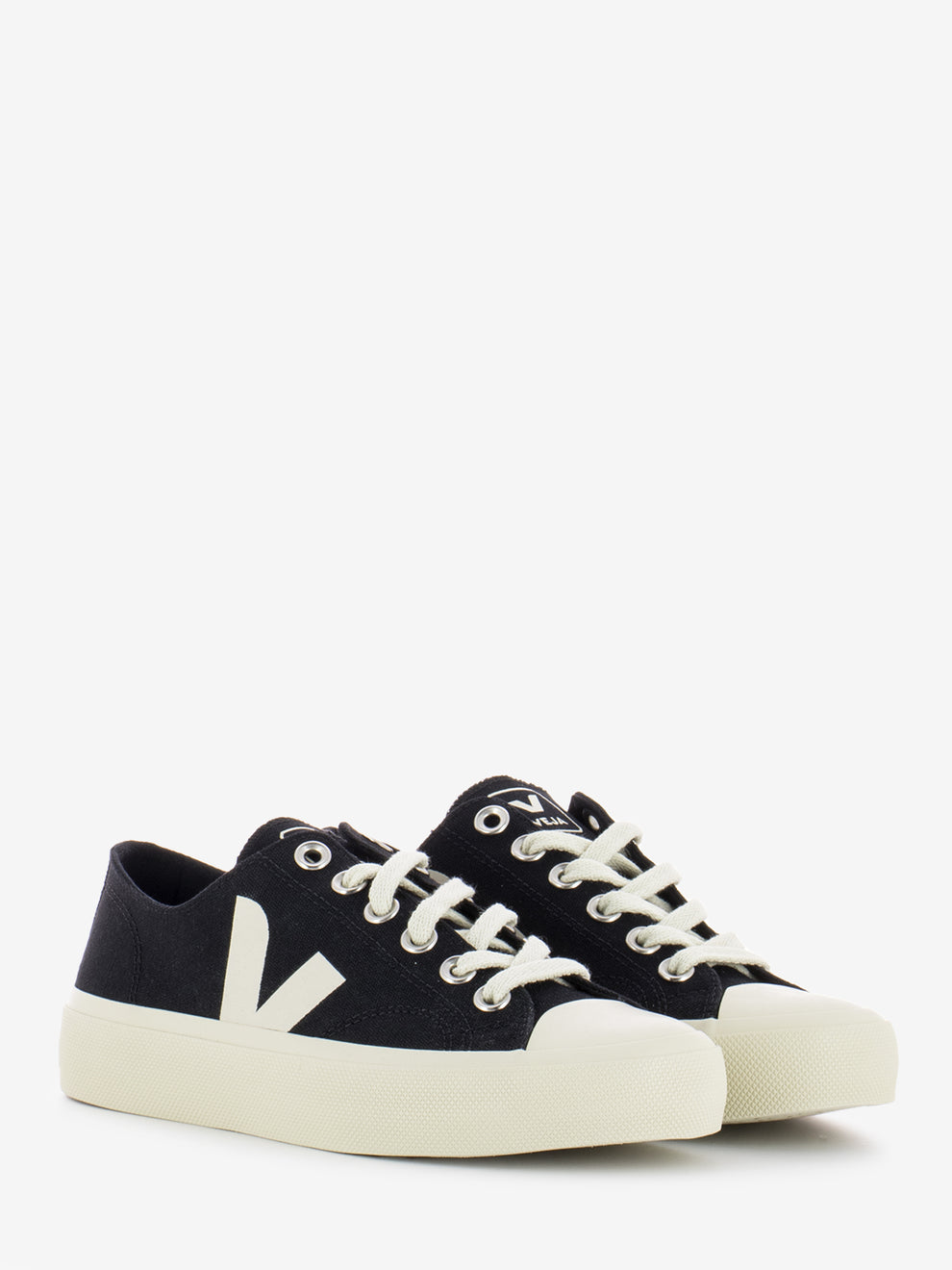 Wata II low canvas black / pierre
