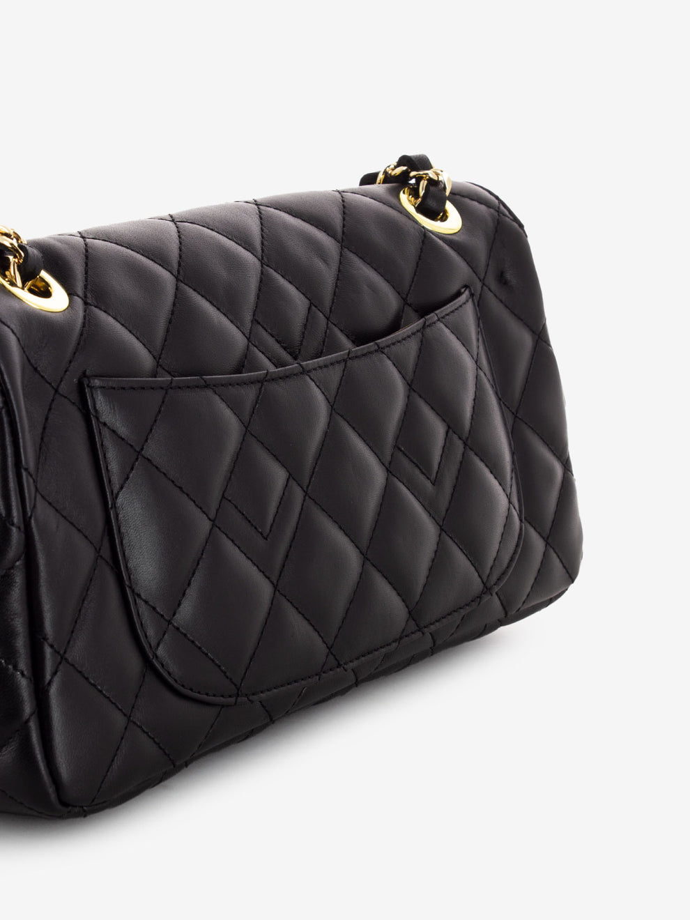 Small quilted bag black / gold