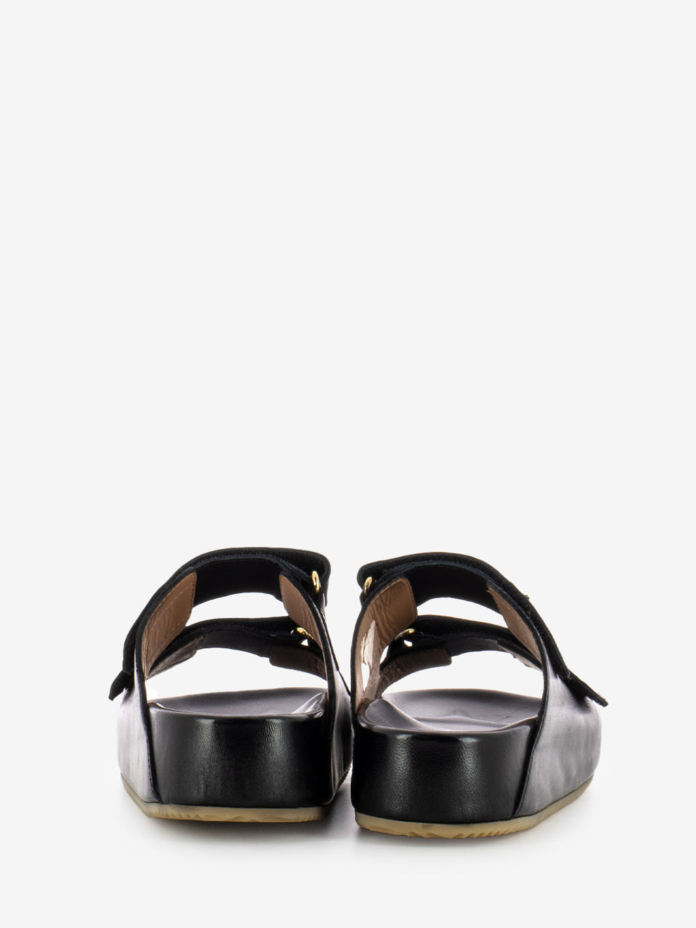 Black double band slipper