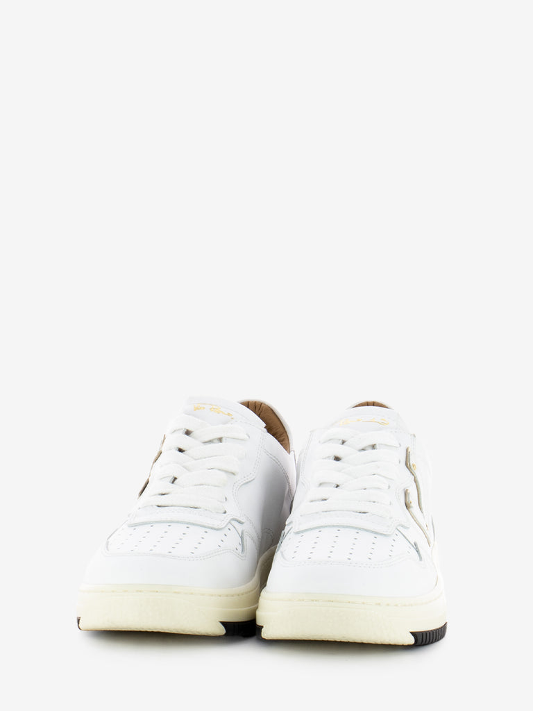 VIA ROMA 15 - Sneakers in pelle bianco