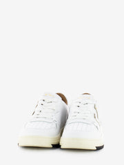 VIA ROMA 15 - Sneakers in pelle bianco