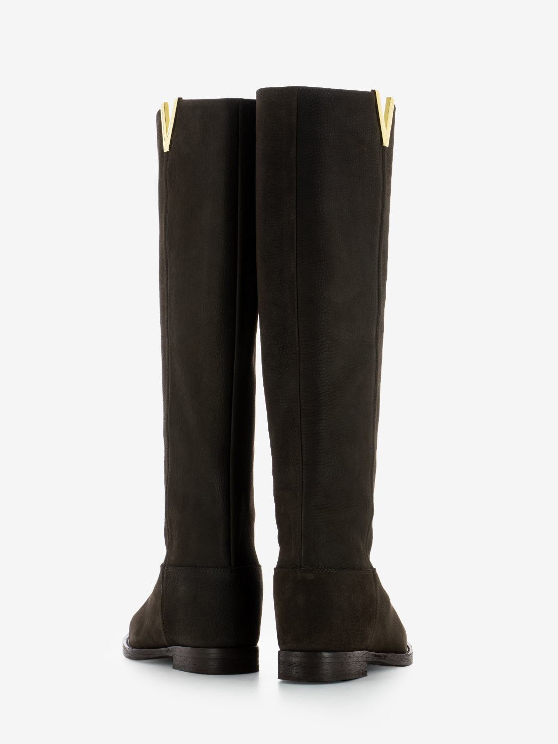 NUBUCK V DESIRE DARK BROWN BOOT 2568_TDM