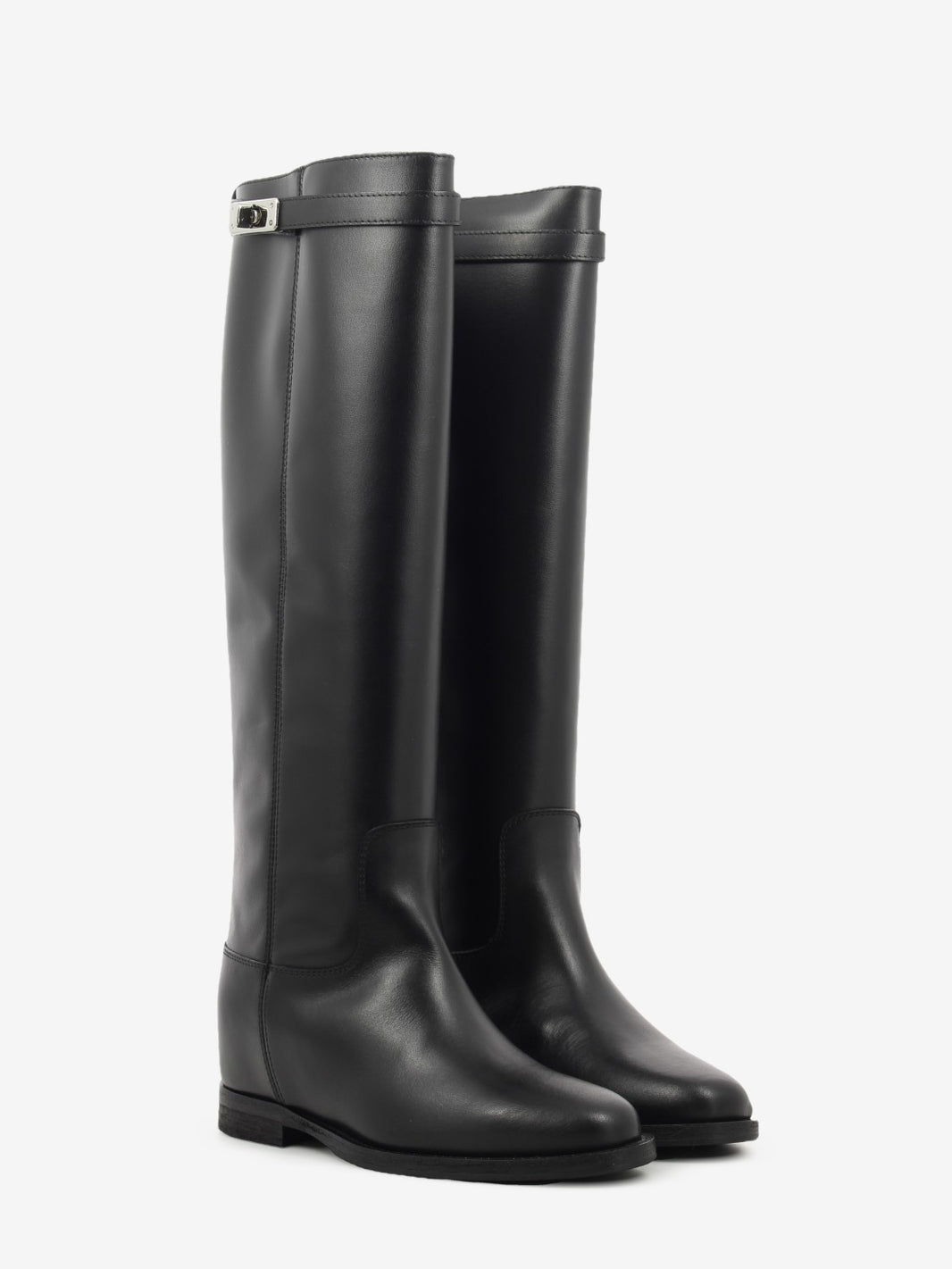 Santa Monica boots with black padlock