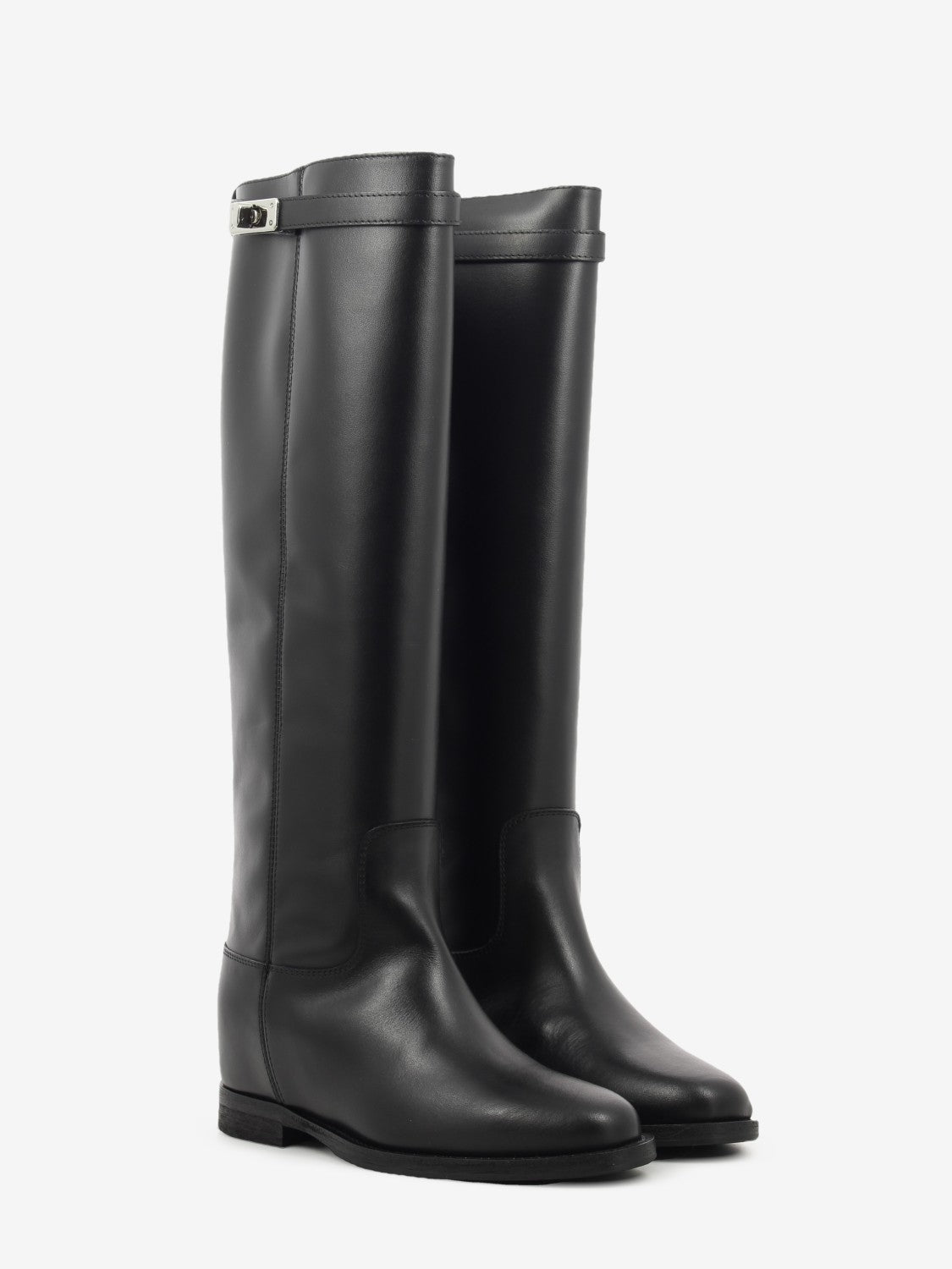 Santa Monica boots with black padlock