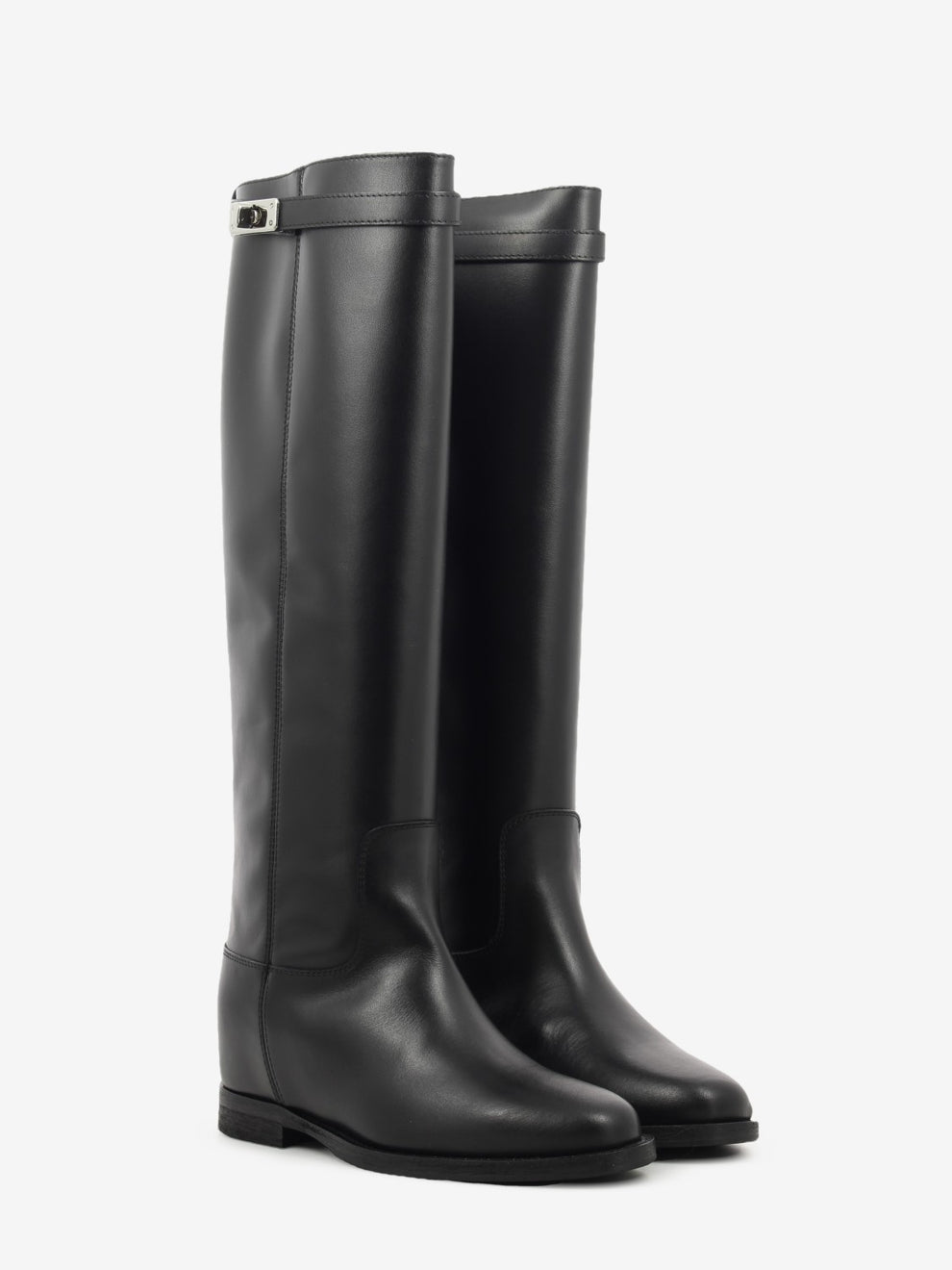 Santa Monica boots with black padlock
