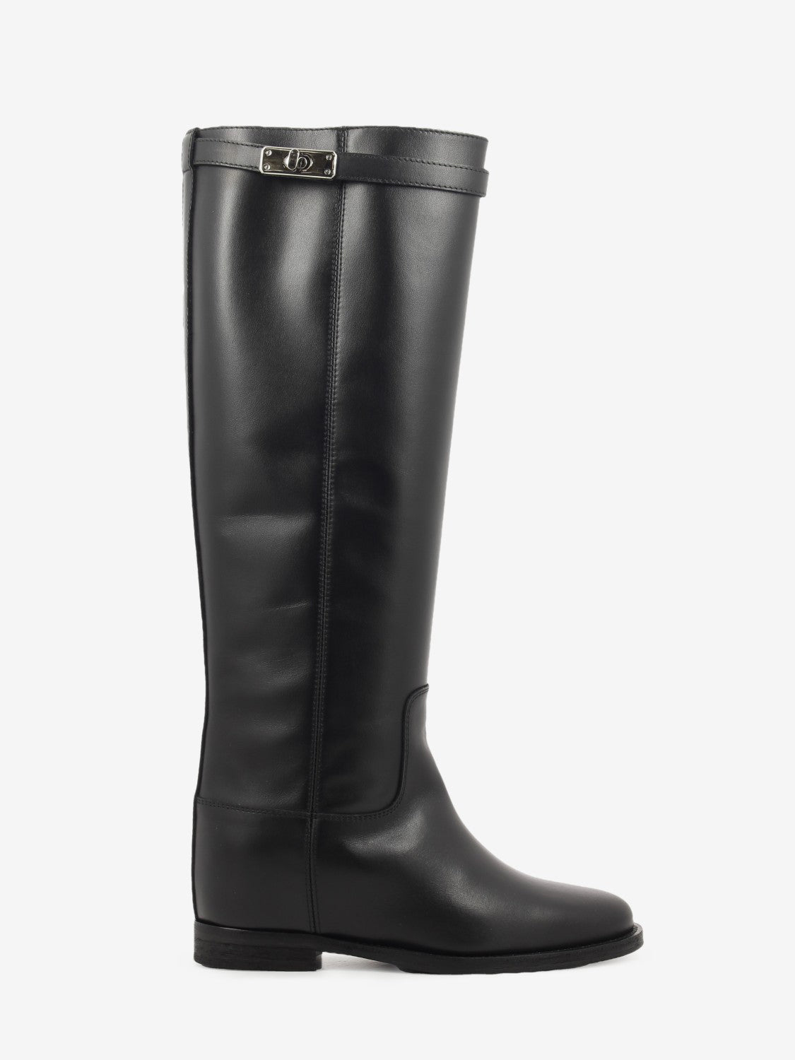 Santa Monica boots with black padlock