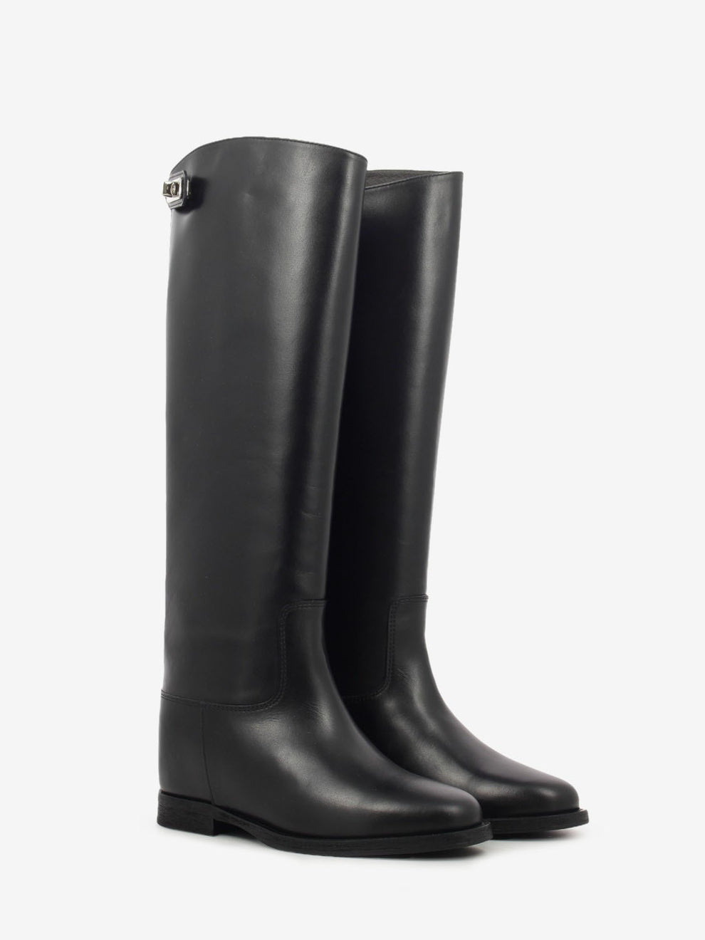Santa Monica boots with black zip