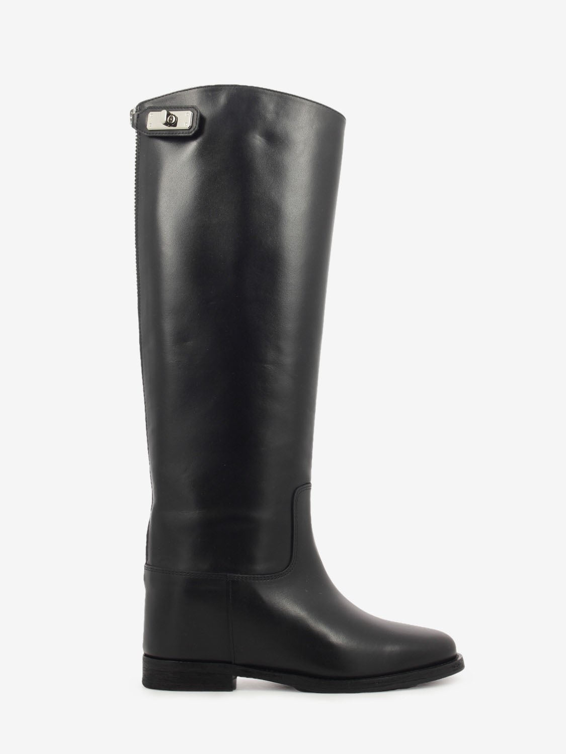 Santa Monica boots with black zip