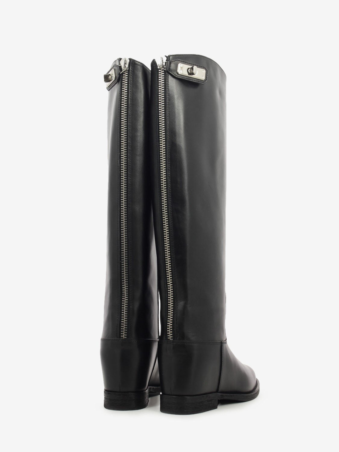 Santa Monica boots with black zip